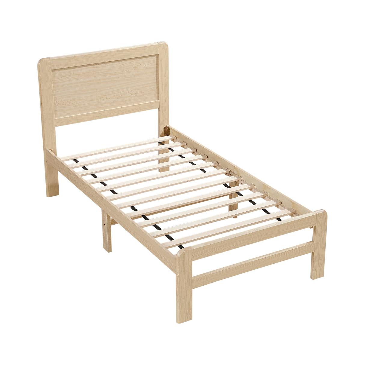 Carter Natural Twin Platform Bed from Homelegance - Luna Furniture