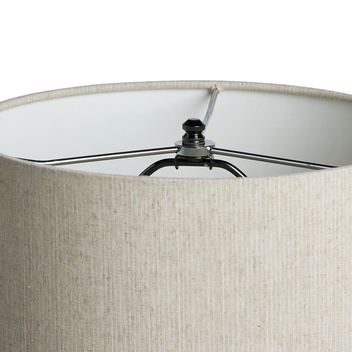 Allura Table Lamp in White Speckled Ceramic from Four Hands - Luna Furniture