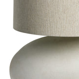 Allura Table Lamp in White Speckled Ceramic from Four Hands - Luna Furniture