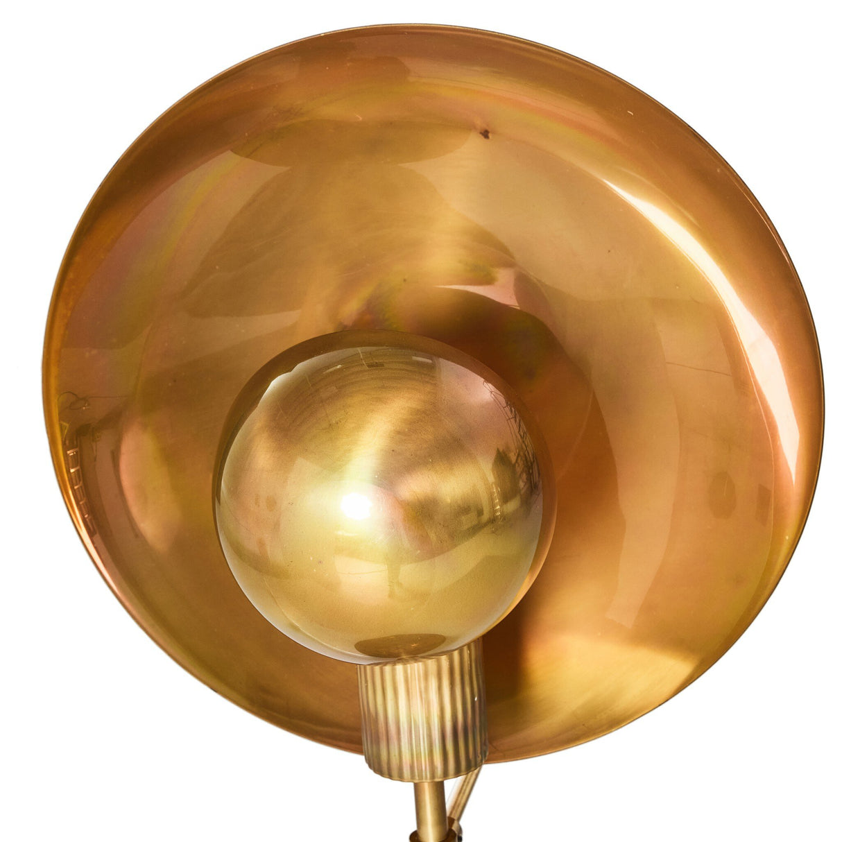 Lund Table Lamp in Burnt Brass from Four Hands - Luna Furniture