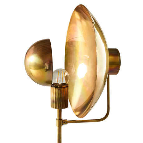 Lund Table Lamp in Burnt Brass from Four Hands - Luna Furniture