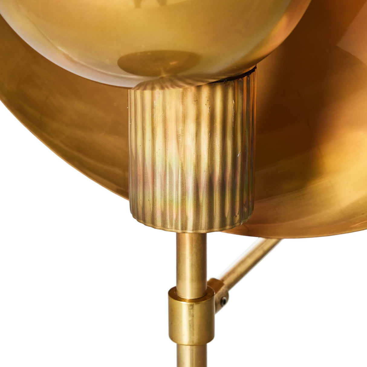 Lund Table Lamp in Burnt Brass from Four Hands - Luna Furniture
