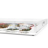 Apres Ski Tray by Slim Aarons in 1/4" Clear Cast Acrylic from Four Hands - Luna Furniture