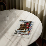 Apres Ski Tray by Slim Aarons in 1/4" Clear Cast Acrylic from Four Hands - Luna Furniture