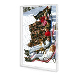 Apres Ski Tray by Slim Aarons in 1/4" Clear Cast Acrylic from Four Hands - Luna Furniture