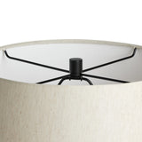 Ziggy Table Lamp in Hammered Black Aluminum from Four Hands - Luna Furniture