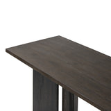 Huxley Console Table in Smoked Black Veneer from Four Hands - Luna Furniture