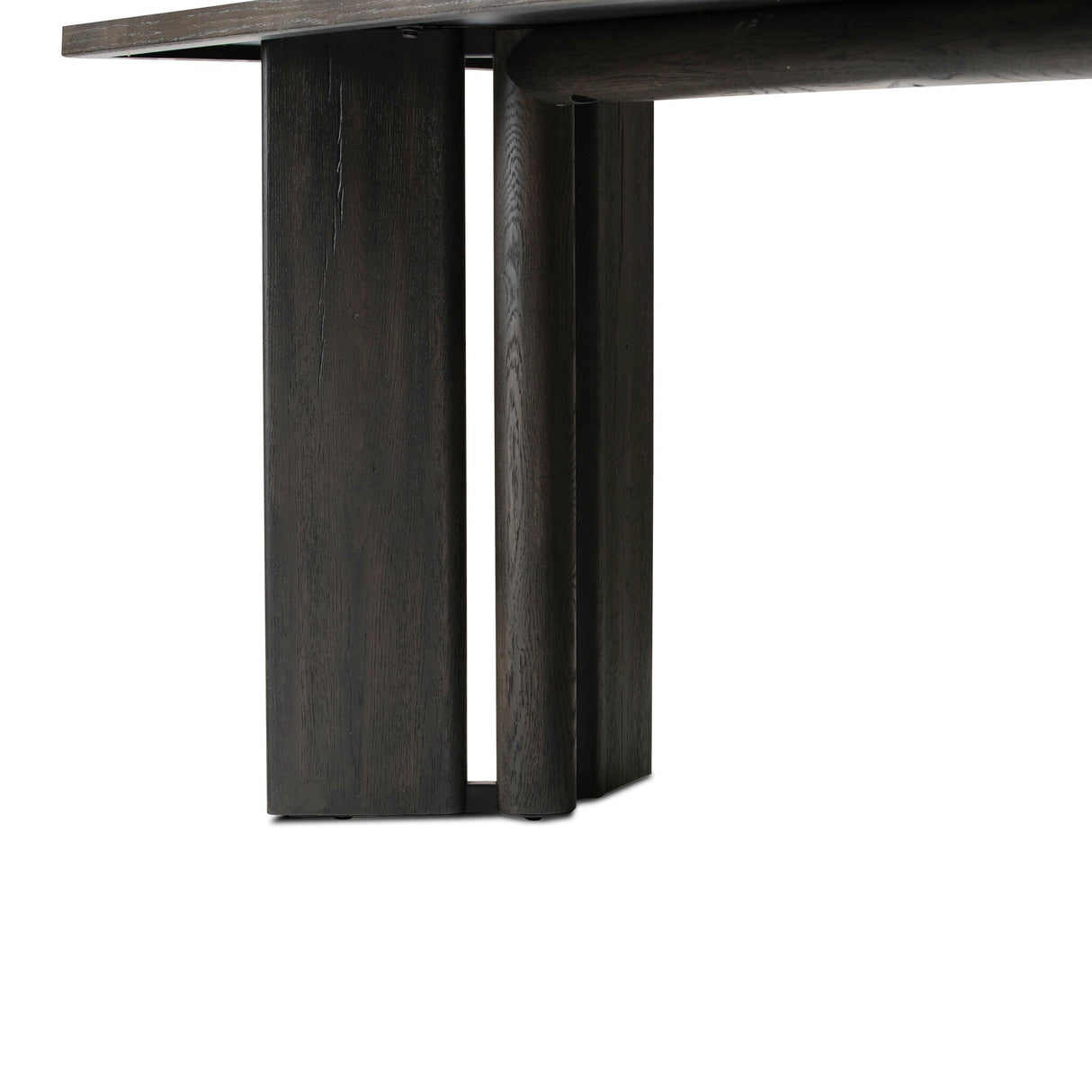 Huxley Console Table in Smoked Black Veneer from Four Hands - Luna Furniture