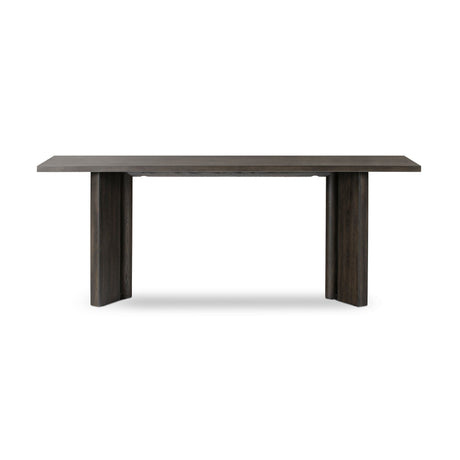 Huxley Console Table in Smoked Black Veneer from Four Hands - Luna Furniture