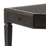 Claude Desk in Distressed Black Oak Veneer from Four Hands - Luna Furniture