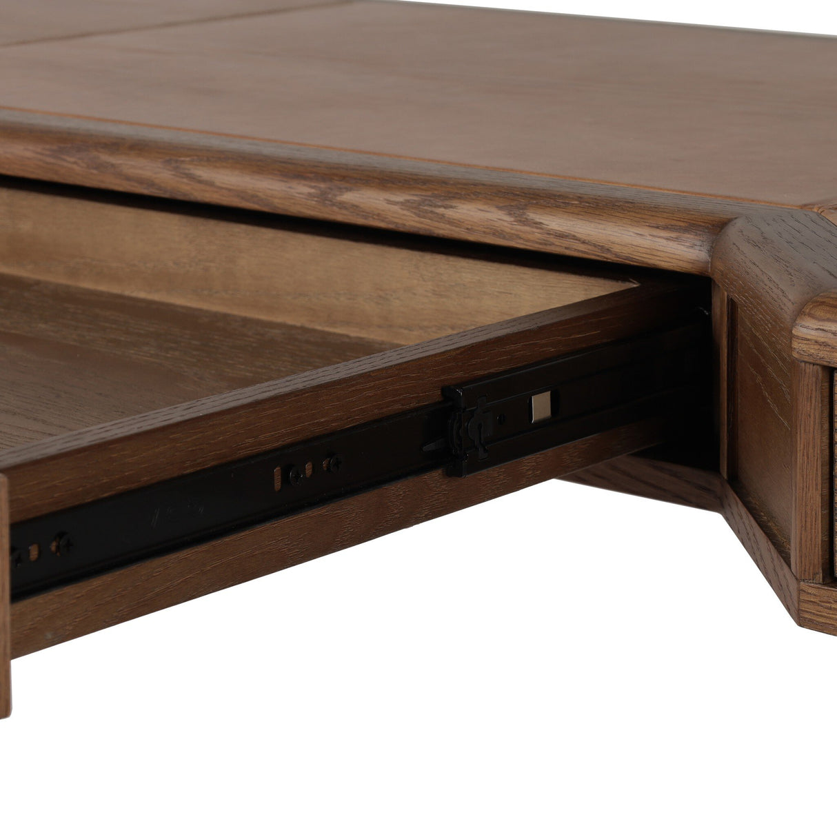 Claude Desk in Tan Oak Veneer from Four Hands - Luna Furniture