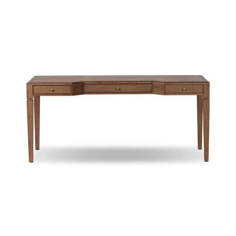 Claude Desk in Tan Oak Veneer from Four Hands - Luna Furniture