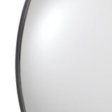 Convex Wall Mirror in Iron Matte Black from Four Hands - Luna Furniture