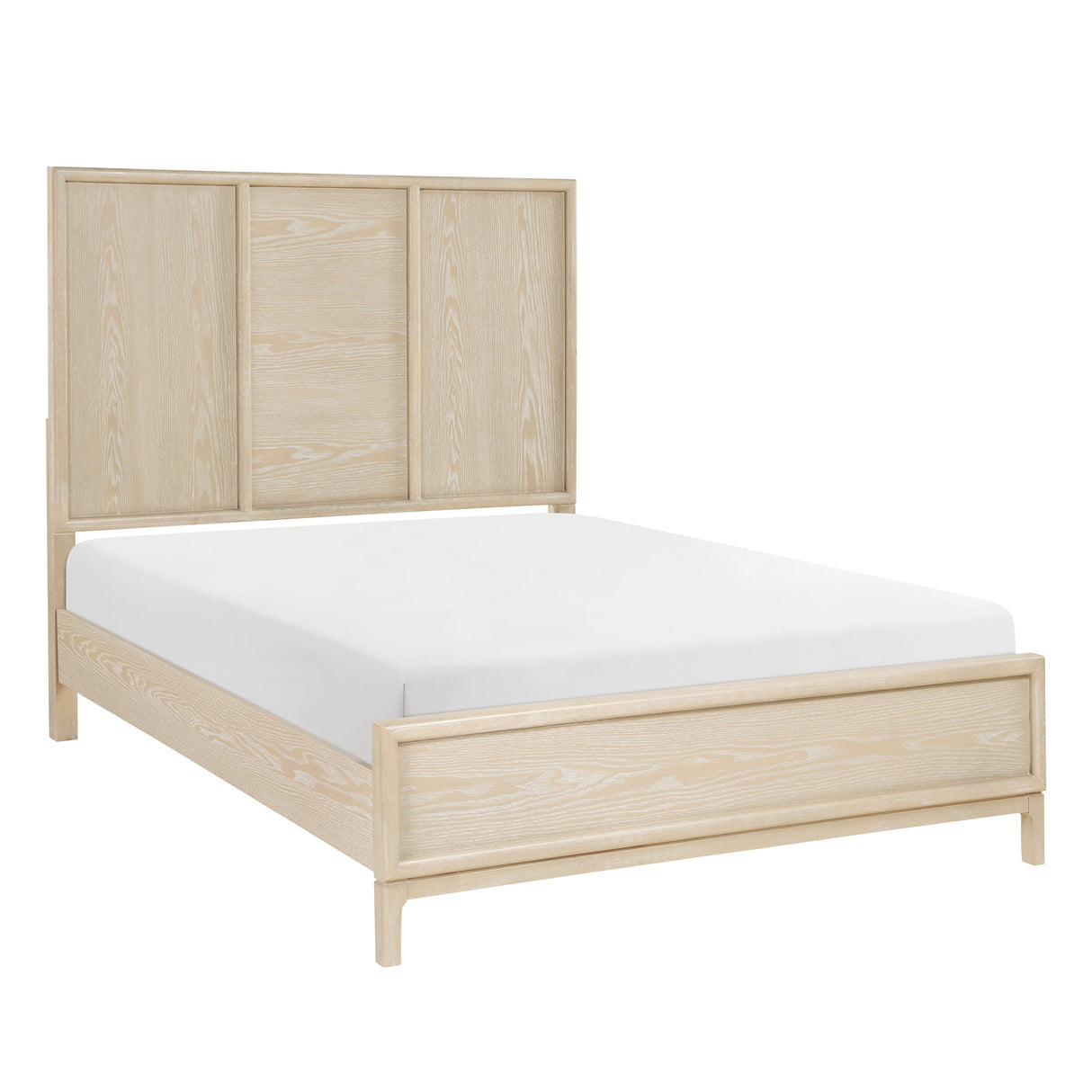 Oakmont Light Brown Queen Panel Bed from Homelegance - Luna Furniture