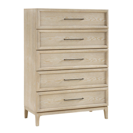 Oakmont Light Brown 5pc Set (QB+NS+DR+MR+CH) from Homelegance - Luna Furniture