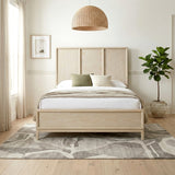 Oakmont Light Brown Queen Bed from Homelegance - Luna Furniture