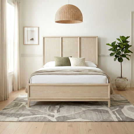 Oakmont Light Brown Queen Bed from Homelegance - Luna Furniture