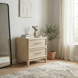 Oakmont Light Brown Night Stand from Homelegance - Luna Furniture
