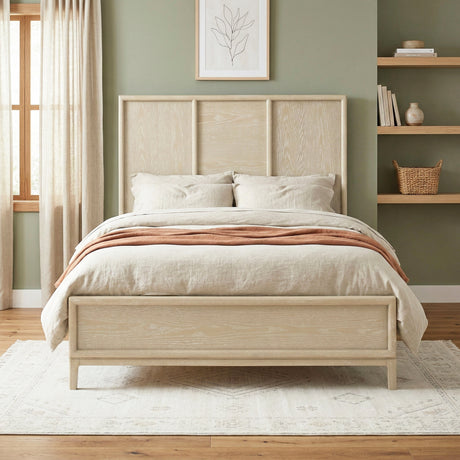 Oakmont Light Brown Eastern King Bed from Homelegance - Luna Furniture