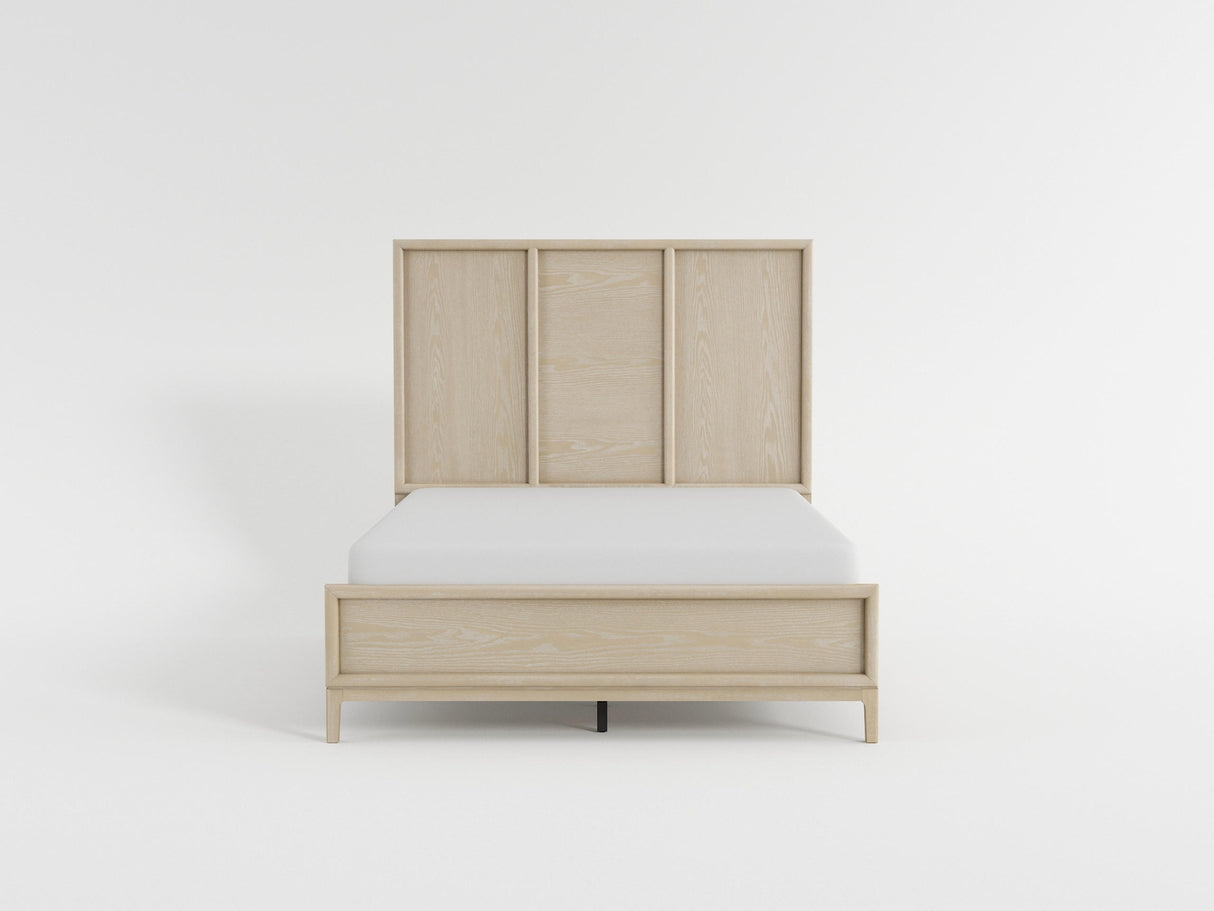 Oakmont Light Brown Eastern King Panel Bed from Homelegance - Luna Furniture