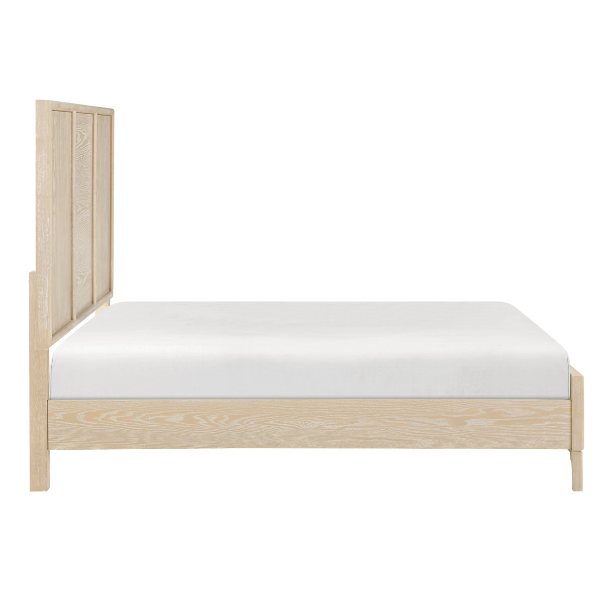 Oakmont Light Brown Eastern King Panel Bed from Homelegance - Luna Furniture
