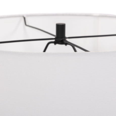 Cedric Table Lamp in Slate Grey Marble from Four Hands - Luna Furniture