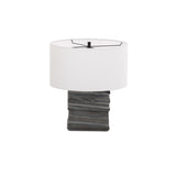 Cedric Table Lamp in Slate Grey Marble from Four Hands - Luna Furniture