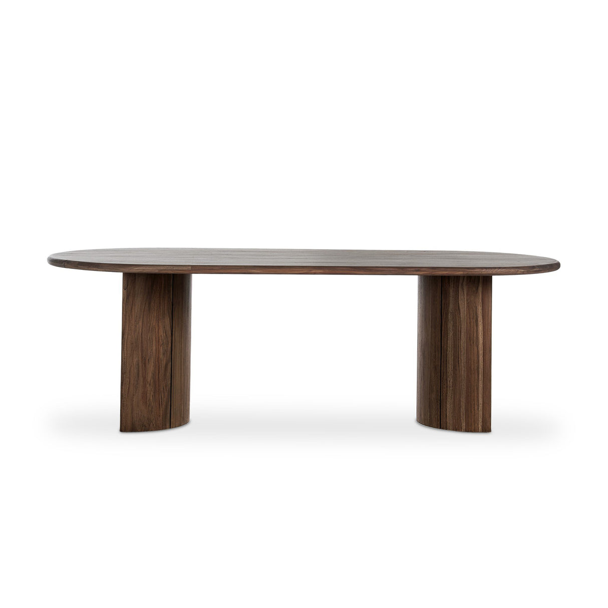 Paden Outdoor Dining Table-94" in Stained Toasted Brown-FSC from Four Hands - Luna Furniture