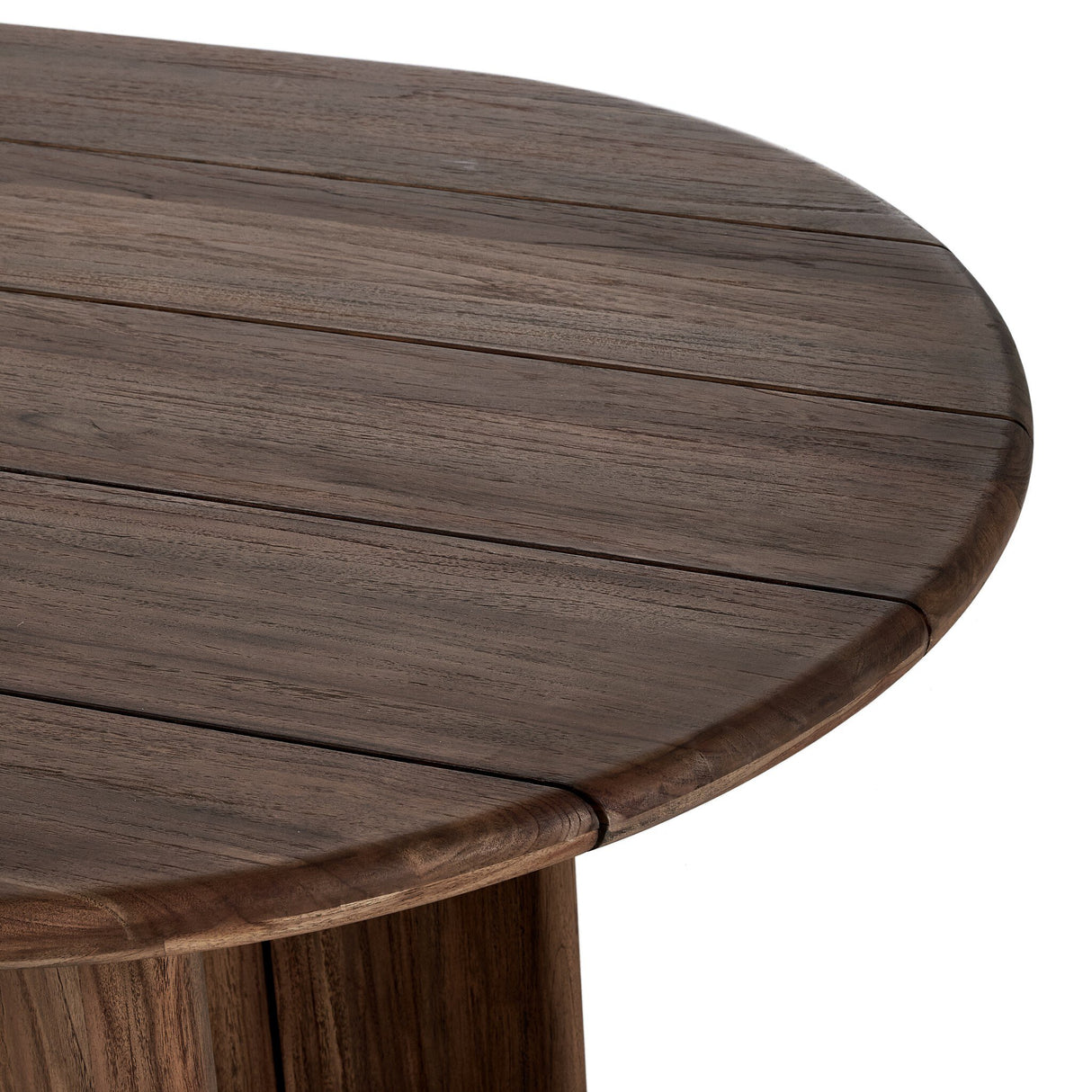 Paden Outdoor Dining Table-94" in Stained Toasted Brown-FSC from Four Hands - Luna Furniture