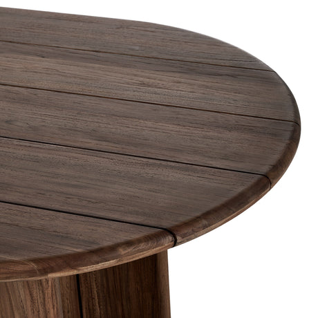 Paden Outdoor Dining Table-94" in Stained Toasted Brown-FSC from Four Hands - Luna Furniture