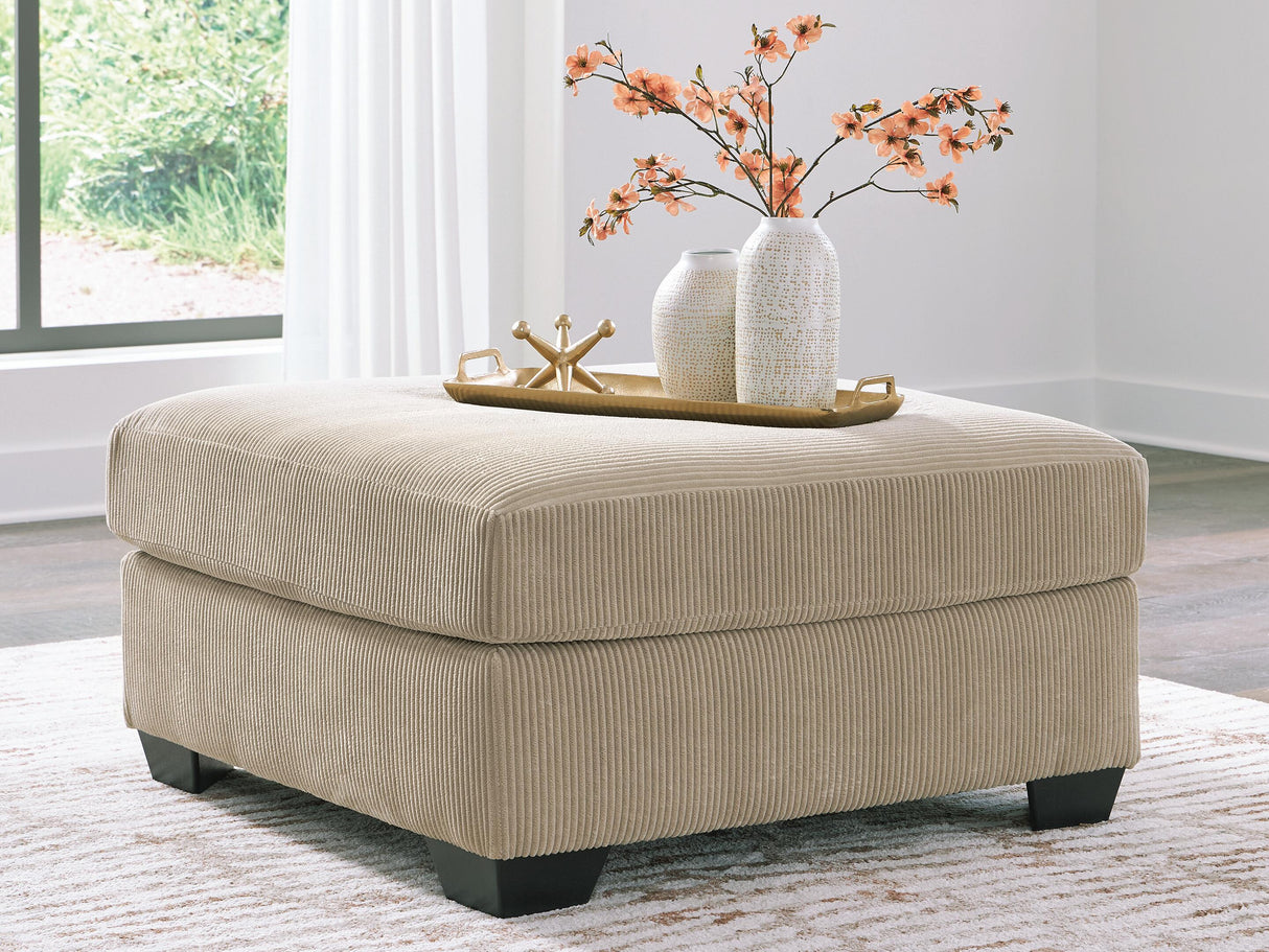 SimpleJoy Sand Oversized Accent Ottoman from Ashley - Luna Furniture