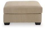 SimpleJoy Sand Oversized Accent Ottoman from Ashley - Luna Furniture