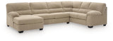 SimpleJoy Sand 3-Piece LAF Chaise Sectional from Ashley Furniture - Luna Furniture