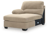 SimpleJoy Sand Left-Arm Facing Corner Chaise from Ashley Furniture - Luna Furniture