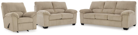 SimpleJoy Sand Living Room Set from Ashley - Luna Furniture