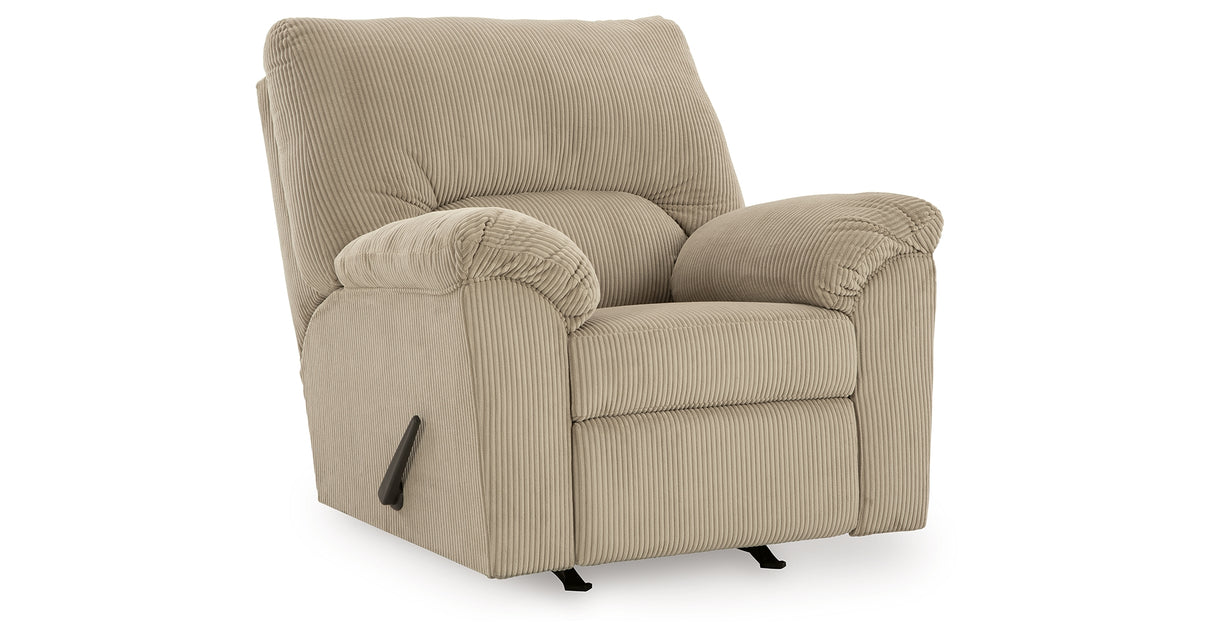 SimpleJoy Sand Recliner from Ashley - Luna Furniture