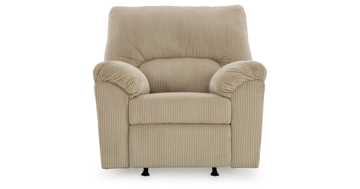SimpleJoy Sand Recliner from Ashley - Luna Furniture