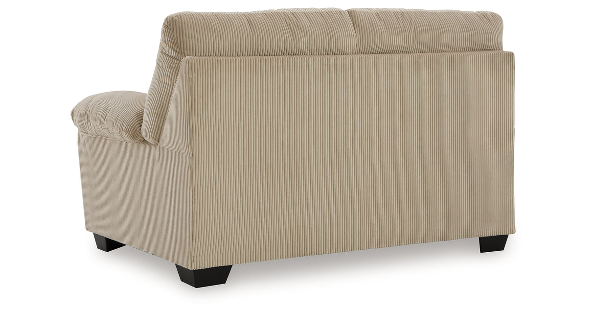SimpleJoy Sand Loveseat from Ashley - Luna Furniture