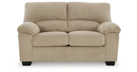 SimpleJoy Sand Loveseat from Ashley - Luna Furniture