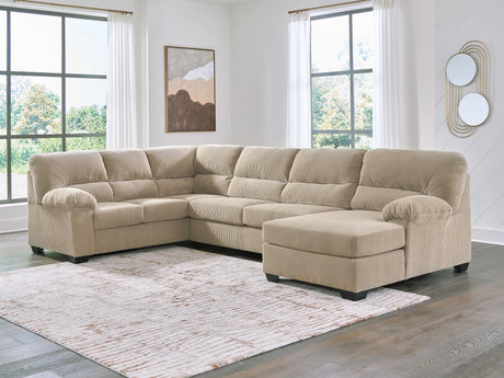 SimpleJoy Sand 3-Piece RAF Chaise Sectional from Ashley - Luna Furniture