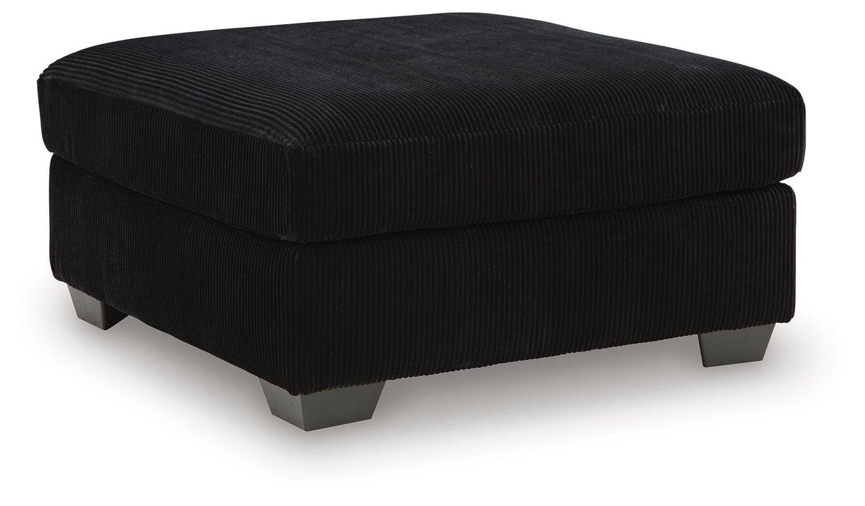 SimpleJoy Onyx Oversized Accent Ottoman from Ashley - Luna Furniture