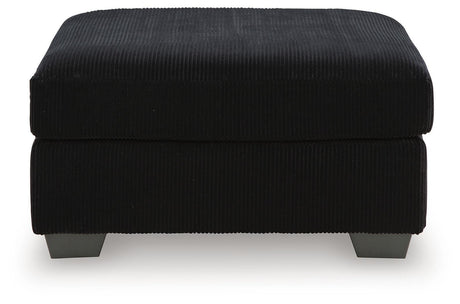 SimpleJoy Onyx Oversized Accent Ottoman from Ashley - Luna Furniture