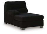 SimpleJoy Onyx Left-Arm Facing Corner Chaise from Ashley Furniture - Luna Furniture