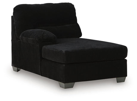 SimpleJoy Onyx Left-Arm Facing Corner Chaise from Ashley - Luna Furniture
