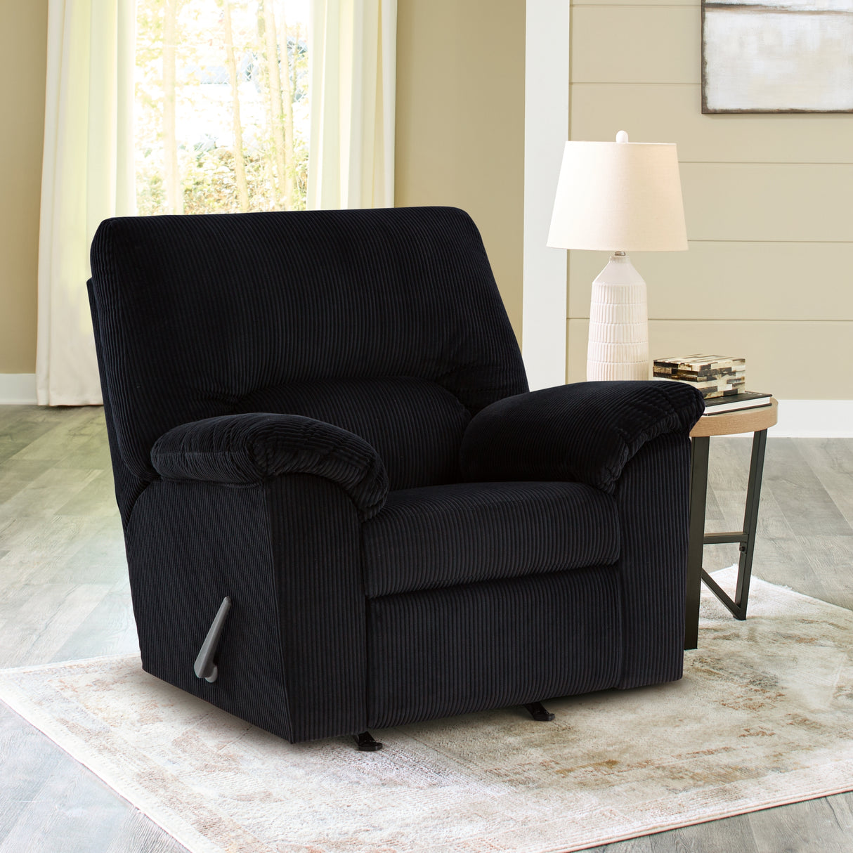 SimpleJoy Onyx Recliner from Ashley - Luna Furniture