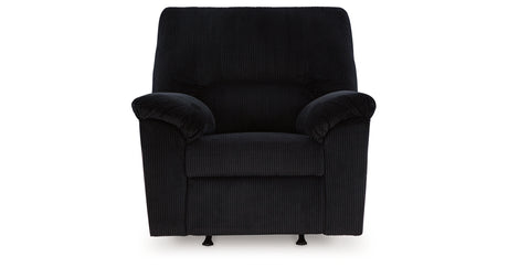 SimpleJoy Onyx Recliner from Ashley - Luna Furniture