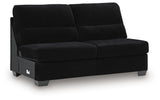 SimpleJoy Onyx Armless Loveseat from Ashley Furniture - Luna Furniture