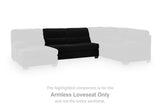 SimpleJoy Onyx Armless Loveseat from Ashley Furniture - Luna Furniture