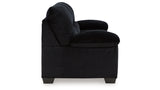 SimpleJoy Sofa, Loveseat and Recliner in Onyx from Ashley - Luna Furniture