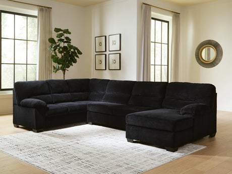 SimpleJoy Onyx 3-Piece RAF Chaise Sectional from Ashley - Luna Furniture